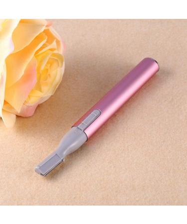 Eyebrow Blade Portable Electric Face Body Hair Shaver Men Women Precision Nose Ear Hair Trimmer Battery Operated Hair Remove Tool (Pink) - Buy Online on GoSupps.com