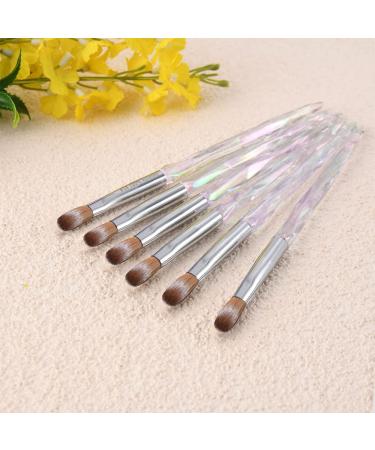 Yasterd 100% Kolinsky Acrylic Nail Brush Size 16 - Professional Salon Quality Acrylic Application Tool with Crimped Oval Crystal Handle - Nail Art Manicure Tool - Buy Online on GoSupps.com