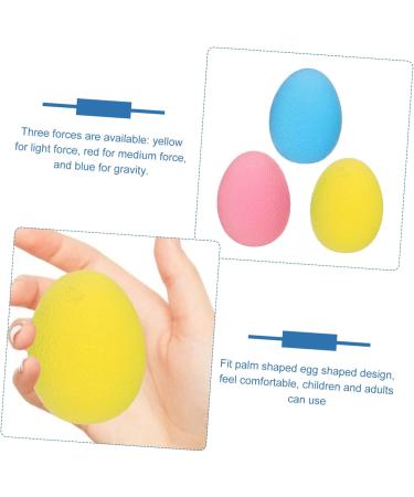 Beaupretty 3-St Handball Finger Resistance Ball | Hand Massage & Fitness Device | Stress Relief Gym & Yoga Ball | International Shipping - Buy Online on GoSupps.com
