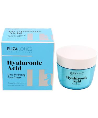 Eliza Jones Laboratories Eliza Jones Day Cream for Face 50 ml, intense hydration, wrinkle prevention and radiant skin effect (ultra-hydrating hyaluronic acid)
