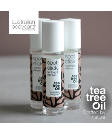 Australian Bodycare Spot Stick - Tea Tree Oil Pimple Pencil | Acne Care | 100% Vegan | 3 Pack (3 x 9 ml) - Clear Pimples & Blemishes - Buy Online on GoSupps.com