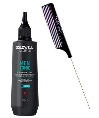Dualsenses Revitalize for MEN TONIC Activating Scalp Tonic (with Sleek Steel Pin Tail Comb) Revitalize Hair & Scalp (5 oz / 150 ml (PACK OF 1))