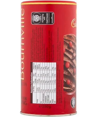 Cadbury Bournville Cocoa 250G (Box Of 12) OFFICIAL Hot Chocolate Cocoa Powder Ideal for Baking - Buy Online on GoSupps.com