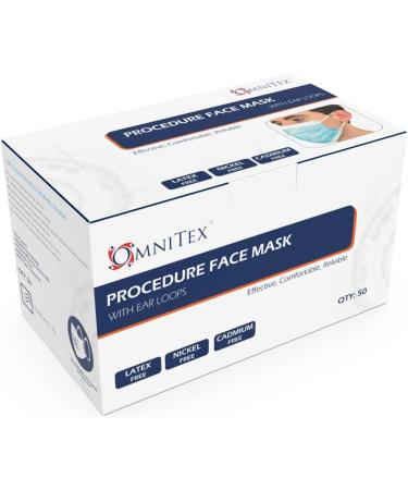 Omnitex British Brand 50pk 3ply Premium Type II Disposable Surgical Face Mask | EN14683 Certified | 98% Filtration | Medical Grade Type 2 - Buy Online on GoSupps.com