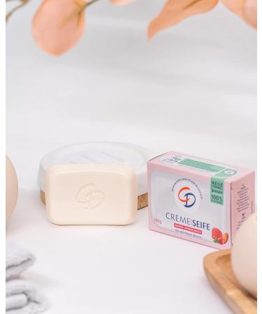 CD Cream Soap Berries & Almond Milk 100g - Vegan Microplastic-Free | Eco-Friendly Skincare - Buy Online on GoSupps.com