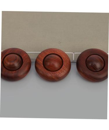 Gogogmy Wooden Hand Rings Massage Balls - Thai Massage Device for Back & Fitness | Gentle Rolling UFO Mahogany Massage Tool - Buy Online on GoSupps.com