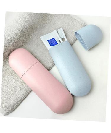TOVINANNA 4 Pieces Toothbrush Case - Durable & Stylish Toothbrush Container for Home & Travel - International Shipping Available - Buy Online on GoSupps.com