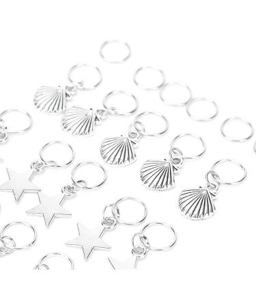 Dreadlocks Hair Braiding Rings Oxidation Rust Resistant Hair Braiding Rings with Small Rings for Hair Braiding for Beard Braiding - Buy Online on GoSupps.com