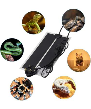 Adjustable Reptile Heating Mat | 7W Heat Pad for Small Animals | Terrarium Pet Tank Warmer for Snake, Turtle, Tortoise, Bearded Dragon, Gecko - Buy Online on GoSupps.com
