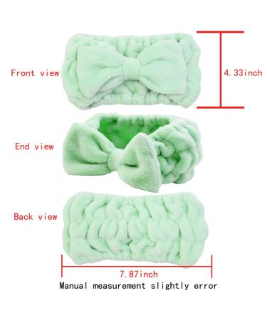 Simnice 8 Pack Microfiber Bowtie Headbands - Wide & Narrow - Adjustable Elastic Hair Band for Girls and Women - Ideal for Spa, Yoga, Sports, Makeup - Set of Facial Makeup Headbands - Buy Online on GoSupps.com