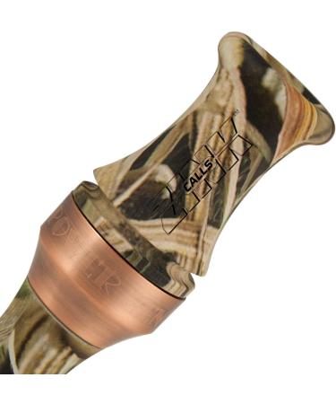 Zink Power Hen 2 PH-2 Polycarbonate Double Reed Duck Game Call - Versatile Tones Oak/Shadowgrass Blades - Buy Online on GoSupps.com