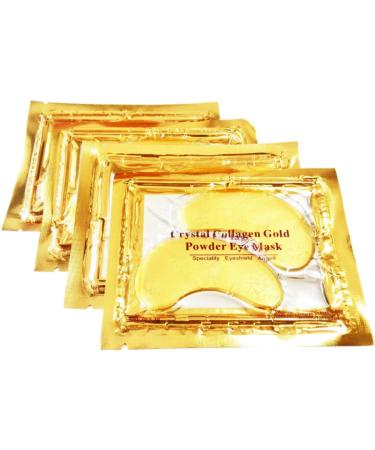 Crystal Collages Gold Gel Eye Pads - Anti-Aging & Moisturizing - 20 Pairs for Reduced Fine Lines Dark Circles & Swollen Eyes - Buy Online on GoSupps.com