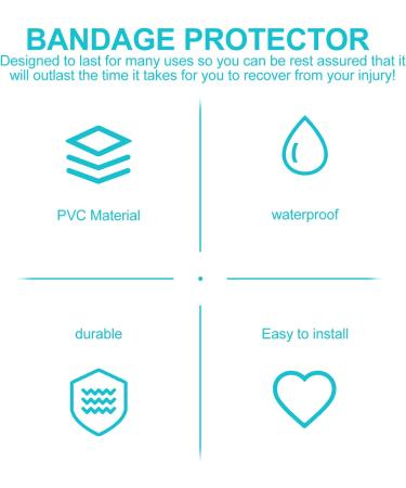 Waterproof Arm Cast Protector - Reusable Sleeve for Broken Hands & Wrists - Buy Online on GoSupps.com