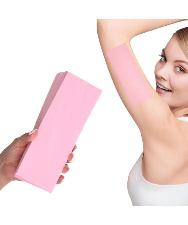 Paper Wax Strips Wax Strips Paper Wax Strips Legs Face Wax Strips Non Woven Waxing Strips Eyebrow Waxing Strips Bikini Wax Strips Bikini Wax Strips for Facial Eyebrow 100pcs(Pink) 95.00 g (Pack of 1)