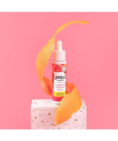 Yes To Grapefruit Treatment Serum - Brightening Vegan & Cruelty-Free Skincare with Vitamin C - Smooth & Tone Skin 0.95 Fl Oz - Buy Online on GoSupps.com
