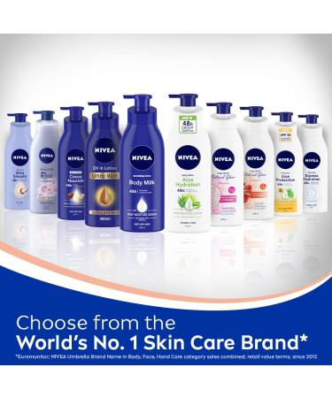 Nivea Extra Whitening Cell Repair Body Lotion SPF 15 400ml - Moisturize, Brighten, and Protect Skin - Buy Online on GoSupps.com