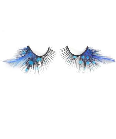 1 Pairs White Lashes Cosplay Lashes 3D Multi-Layered Anime Manga Lashes Effect Fluffy Wispy Cat Eye White False Eyelashes For Halloween Masquerade Eyelash Tools (A2) - Buy Online on GoSupps.com