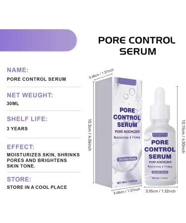 Pore refining serum facial serum reduces dark spots shrinks pores and improves skin tone the serum against excess oil the serum reduces pores - Buy Online on GoSupps.com