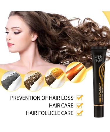 Hocossy Regrowth Organic Hair Serum Roller Set - Scalp Intense Hair Growth Treatment for Men & Women 20ml 3PCs - Natural Hair Care Solution - Buy Online on GoSupps.com