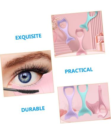 Housoutil 4pcs Eyelash Winged Comb Professional Tips Bowl Cosmetic Wear-resistant Protection Women Shape Up 15X5.7CMx4pcs Pinkx4pcs - Buy Online on GoSupps.com