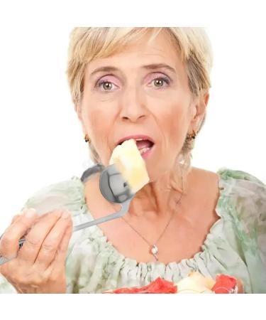 Old Man Elbow Spoon Angled Eating -Feeding Spoon Utensil Elder Feed Nursing Utensil Convenient for Elderly Seniors and Disabled Adults Rowces Left Hand - Spoon - Buy Online on GoSupps.com