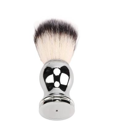 Handmade Shaving Brush with Silver Handle - Premium Anggrek Razor Brush for Salons & Home Use - Buy Online on GoSupps.com