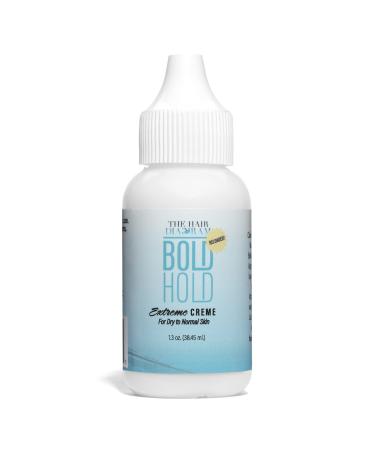 The Hair Diagram - Bold Hold Extreme Creme Reloaded - Strong Hold Glue For Lace Front Wigs and Hair Systems - Invisible Bonding - Non Toxic - No Odor or Latex - Humidity Resistant & Waterproof - 1.3oz