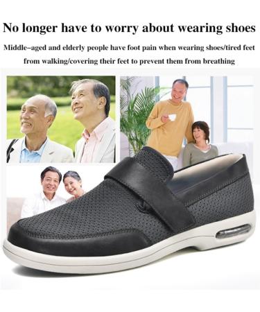 Diabetic Shoes for Women & Men - Extra Wide Orthopedic Slippers for Swollen Feet Relief | Comfort & Support for Plantar Fasciitis & Edema - Buy Online on GoSupps.com