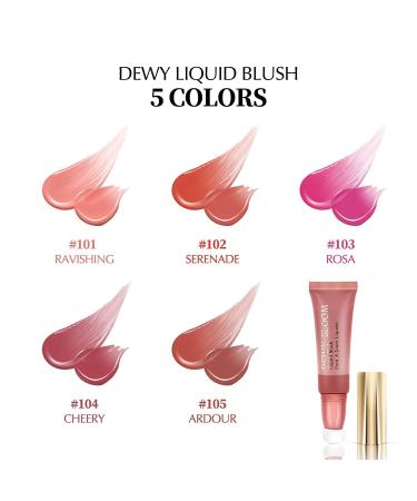 Soft Matte Liquid Blush Beauty Wand - Halo Glow Creamy Natural Blush (103 Cool Pink) - Buy Online on GoSupps.com