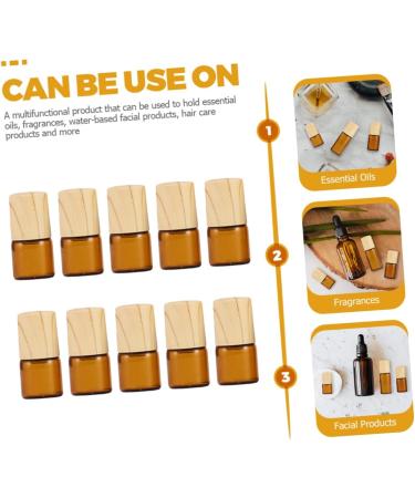 Buy Lurrose 10th Bottle with Essential Oils | Empty Glass Roll-On Bottles | International Shipping Available - Buy Online on GoSupps.com