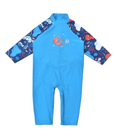 Splash About Unisex Baby Uv All-in-one Sunsuit 3-6 Months Under the Sea