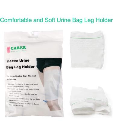 2pcs Urine Bag Holder Carer | Drainage Bag Covers for Catheter Leg Sleeve | Urinary Incontinence Supplies - Medium - Buy Online on GoSupps.com