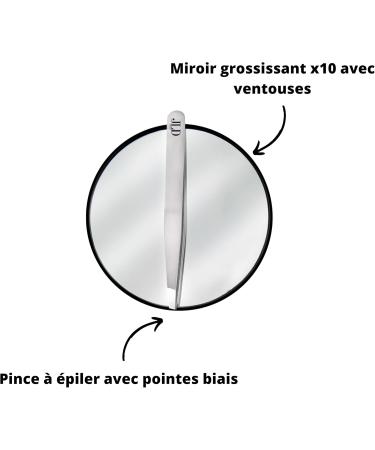 Jean Louis David - Perfect Eyebrow Kit - 10x Magnification Mirror - Suction Cup Mirror - Tweezers - Extreme Precision - Buy Online on GoSupps.com