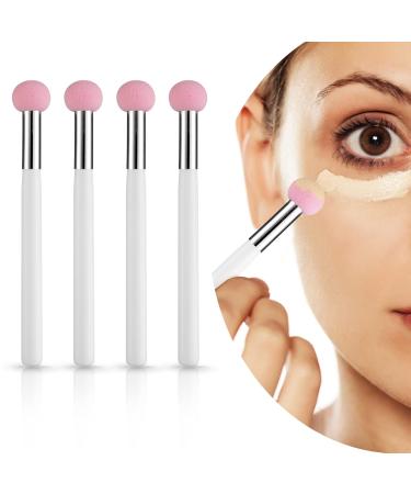 Wllhyf 4-Piece Makeup Brush & Sponge Set | Professional Foundation Concealer Liquid Eyeshadow Applicators | Beauty Blender Tool for Flawless Makeup - Buy Online on GoSupps.com