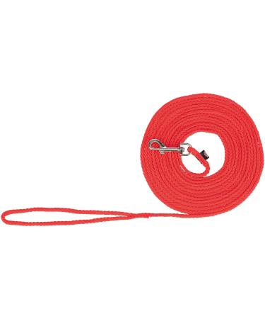 Trixie drag line S - M 15 m 5 mm in red - long dog leash for training and outdoor - for small to medium -sized dogs - 19773 red S - M 15 m 5 mm - Buy Online on GoSupps.com