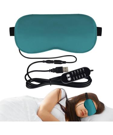 Heated Eye Pad - Electric Heated Eye Patch Comfortable Eye Pad | Temperature Control Eye Pad and Sleeping Accessories for Men Women green - Buy Online on GoSupps.com