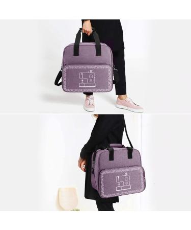 WITSTEP Sewing Machine Case Portable Travel Tote Bag for Singer/KPCB Mini Machine & Accessories in Purple with Adjustable Strap & Pockets - Buy Online on GoSupps.com