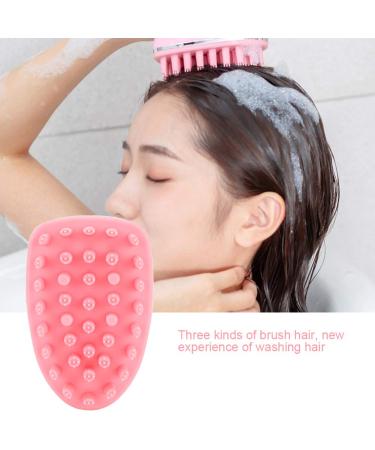 Electric Silicone Scalp Massage Brush - Hair Cleaning & Dandruff Removal Device for a Refreshing Shower Experience - Buy Online on GoSupps.com