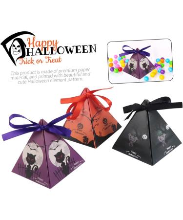 Cabilock 60 Pcs Halloween Box Trick or Treat Bags Treat Container Halloween+decorations Candy Box Korean - Buy Online on GoSupps.com