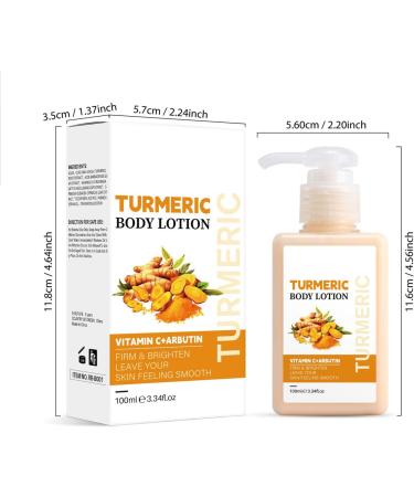 Turmeric Body Lotion Tumeric Cream For Face And Body Remove Acne Dark Spots Smooth Skin Anti-Aging Firming Body Lotion Body & Face Dry Skin Moisturizer -100ml - Buy Online on GoSupps.com