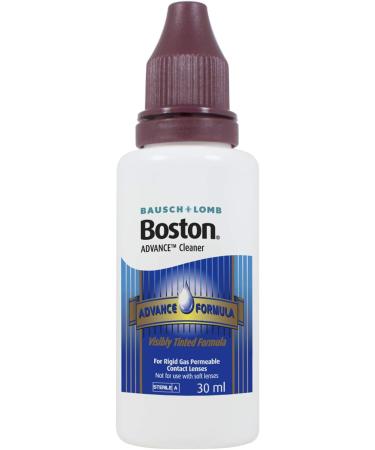 Boston Advance Cleaner 30ml - For RGP and Hard Contact Lenses - Leaves Lenses Clean & Ready for Disinfection - Buy Online on GoSupps.com