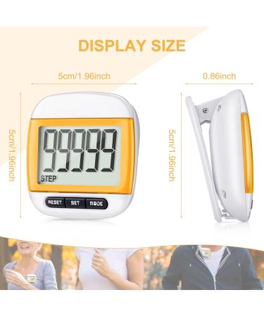 LCD Clip-on Pedometer - Multifunction Step Counter for Seniors, Men, Women & Kids | Walking Distance Tracker for Outdoor Sports & Running - Buy Online on GoSupps.com
