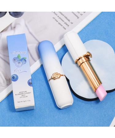 BINGBRUSH Blueberry Color Changing Lipstick Set for Women - Long Lasting & Moisturizing Lip Gloss & Balm - 2 Pcs PH Mood Magic Lip Stain Glossly Makeup - Tinted Lipstick Queen - 2 Count - Buy Online on GoSupps.com