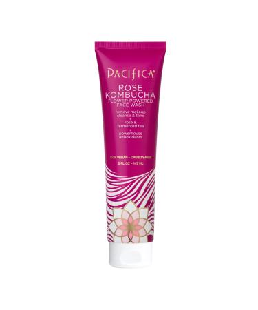 Pacifica Kombucha Flower Powered Face Wash Unisex  rose  5 Oz
