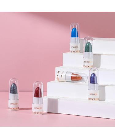 Eyeshadow Pencil Set | Waterproof Pearlescent Shimmer Eye Shadow Pencil - Cream Eye Shadow Pencil Crayon Brightener Highlighter Makeup Stick Kit Shimmer Eyeliner Make Up for Women - Buy Online on GoSupps.com