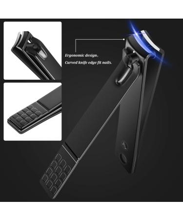 Nail Clipper Manicure Set 7 In 1 Stainless Steel Professional Pedicure Kit Nail Scissors Grooming Kit with Black PU Leather Case for Travel & Home Use (Red Leather) Red2-7 - Buy Online on GoSupps.com