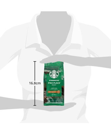 STARBUCKS Blonde Espresso Roast Blonde Roast Whole Bean Coffee 200g (Pack of 6) & Pike Place Roast Medium Roast Whole Bean Coffee 200g (Pack of 6) - Buy Online on GoSupps.com