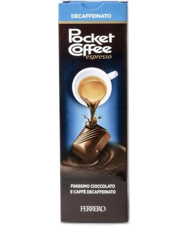 Pocket Coffee Espresso Coffee praline with decaffeinated DEK espresso liquid fine whole milk chocolate and semi-bitter 5 pralines - Buy Online on GoSupps.com