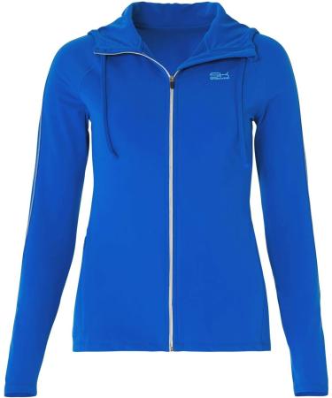 Shop Women's & Girls' Cobalt Blue Tennis Padel & Fitness Jacket - Breathable Hooded XXL with RV Bag - Buy Online on GoSupps.com