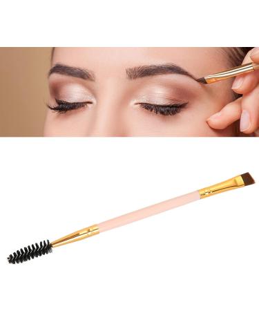 Verdant Touch Eyelash Brush Double Ended Eyebrow Eyelash Brush Angled Brow Makeup Cosmetic BrushPink - Buy Online on GoSupps.com